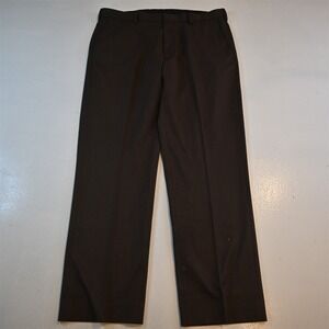 Murano 36x32 Brown Ultimate Modern Comfort Flat Front Straight Dress Mens Pants